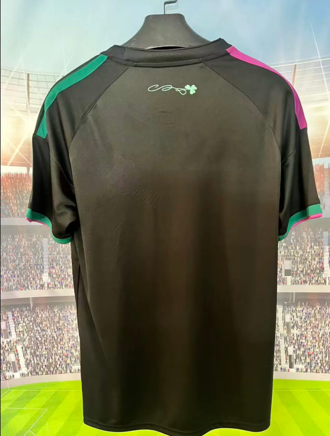 Fan Version 2026-2027 Panathinaikos Away Black Soccer Jersey Football Shirt