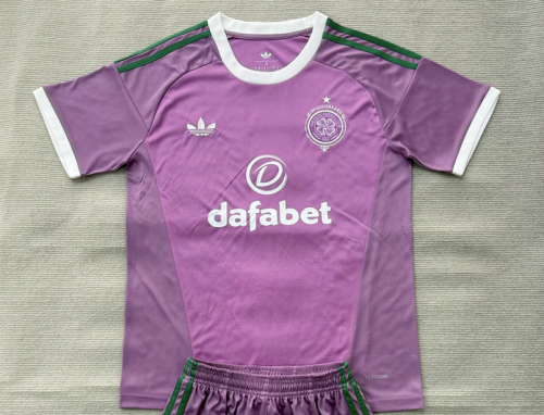 Fan Version 2026-2027 Celtic Purple Goalkeeper Soccer Jersey Football Shirt