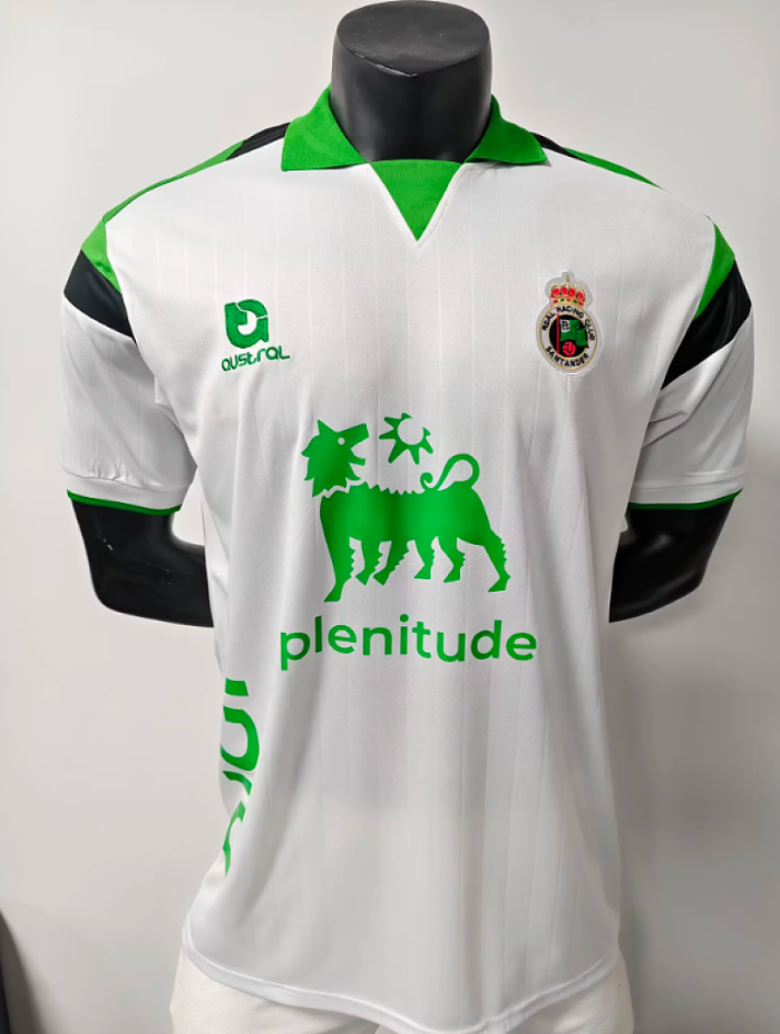 Fan Version 2026-2027 Racing de Santander Home Soccer Jersey Football Shirt