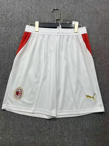 Fan Version 2026-2027 Ac Milan Away White Soccer Shorts Football Shorts