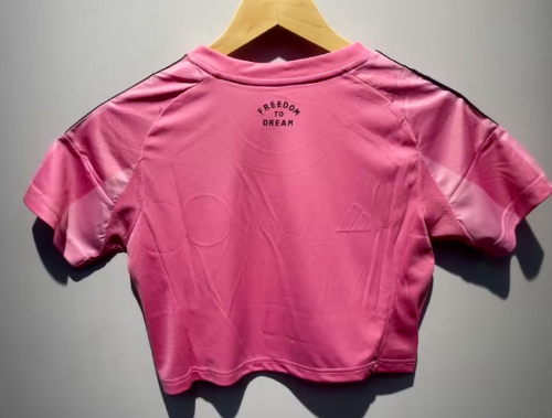 Women 2026-2027 Inter Miami Home Crop Soccer Shirt Girl Football Jersey