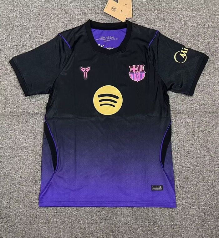 Barca Camisetas de Futbol Fans Version 2026-2027 Barcelona Away Purple Soccer Jersey