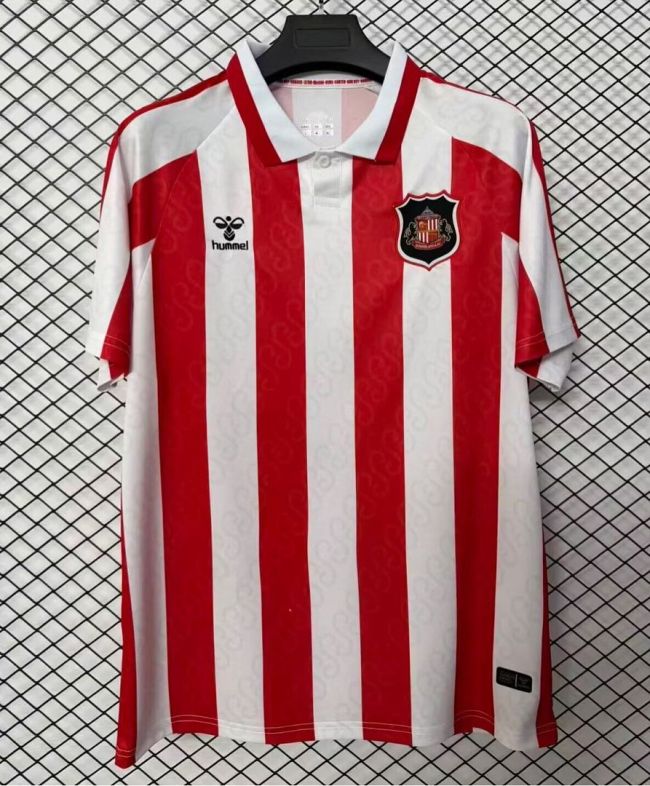 Fans Version 2026-2027 Sunderland Home Soccer Jersey Football Shirt