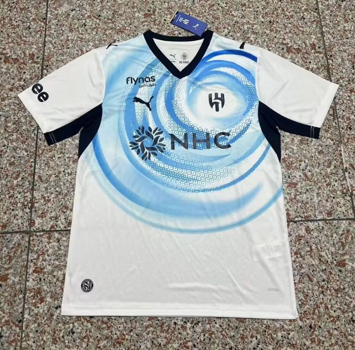 Fans Version 2026-2027 Al Hilal SFC Away White Soccer Jersey ALHILAL Football Shirt