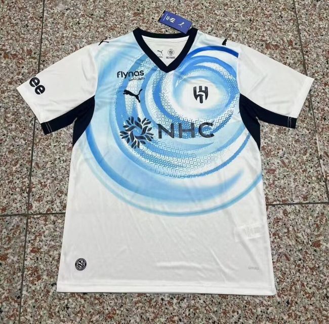 Fans Version 2026-2027 Al Hilal SFC Away White Soccer Jersey ALHILAL Football Shirt