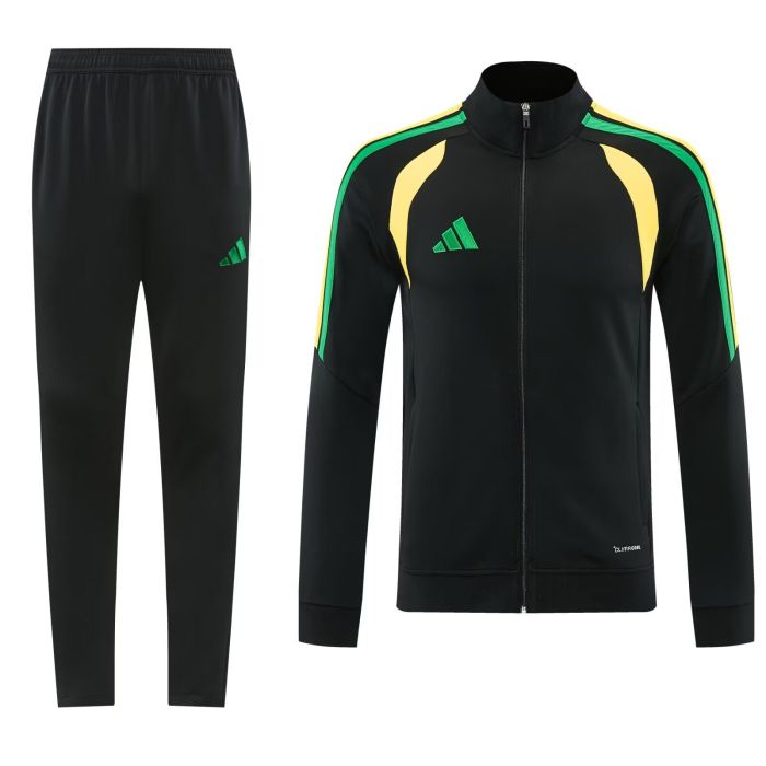 2026-2027 AJ27 Black Soccer Training Sweater and Pants Football Kit