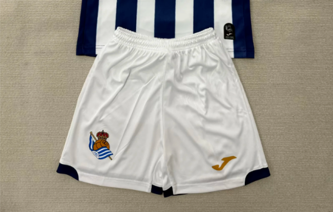Fan Version 2026-2027 Real Sociedad Home Soccer Shorts Football Shorts