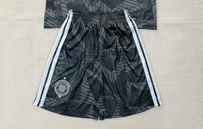 Fan Version 2026-2027 Celtic Black Goalkeeper Soccer Shorts Football Shorts