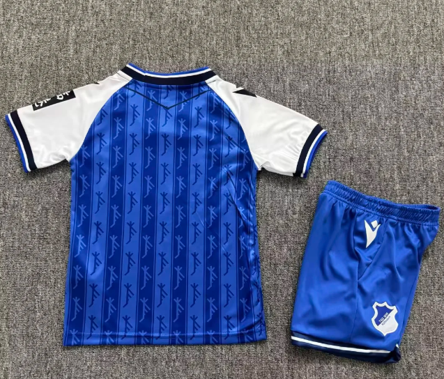 Youth Uniform Kids Kit 2026-2027 TSG 1899 Hoffenheim Home Soccer Jersey Shorts TSG Hoffenheim Child Football Set