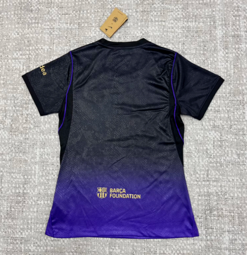 Women 2026-2027 Barcelona Away Black/Purple Soccer Jersey Girl Football Shirt