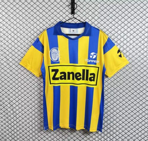 Retro Jersey 1986-1987 Club Atlético Rosario Central Home Soccer Jersey Vintage Football Shirt