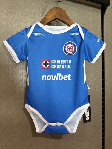 Baby Cloth 2026-2027 CRUZ AZUL Home Soccer Jersey Baby Onesies