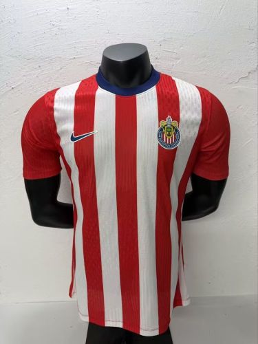 Player Version 2026-2027 Chivas Red/White Soccer Training Jersey Football Shirt