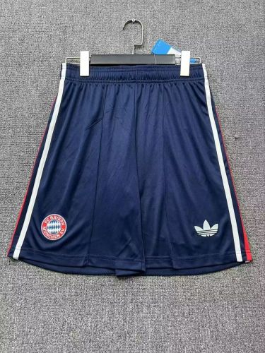 Fan Version 2026-2027 Bayern Munich Away Dark Blue Soccer Shorts Football Shorts