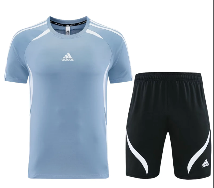 AD16 Blank Soccer Training Jersey Shorts DIY Cutoms Uniform