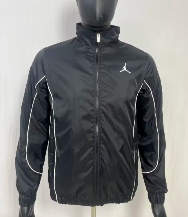 2026-2027 AJ Black Soccer Windbreaker Jacket Football Jacket