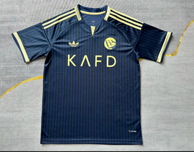 Fans Version 2026-2027 Al Nassr Away Dark Blue Soccer Jersey Riyadh Victory Football Shirt