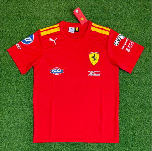 2026 Ferrari Red T-shirt Racing Jersey