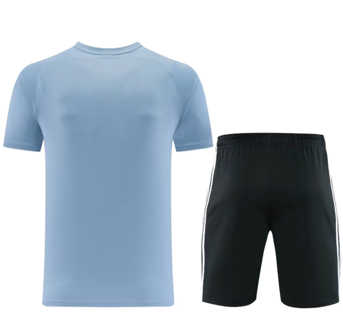 AD16 Blank Soccer Training Jersey Shorts DIY Cutoms Uniform