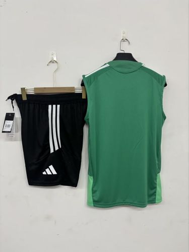 Adult Uniform 2026-2027 Celtic Green Soccer Training Vest and Shorts Football Set
