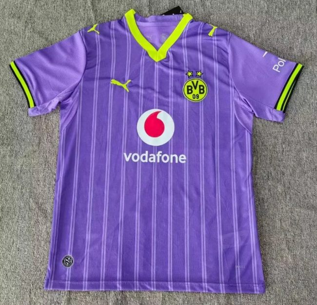 Fan Version 2026-2027 Borussia Dortmund Third Away Purple Soccer Jersey BVB Football Shirt