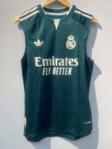 Fans Version 2026-2027 Real Madrid Away Green Soccer Training Vest Real Football Shirt