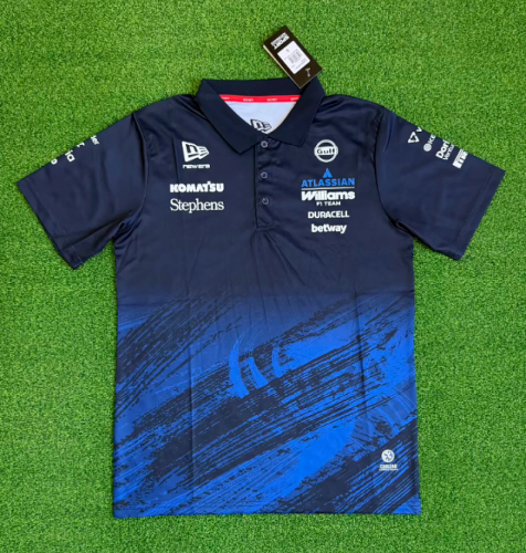 2026 williams Dark Blue Polo Racing Jersey