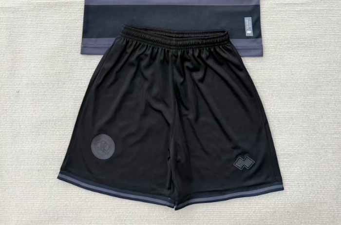 Fan Version 2026-2027 Queens Park Rangers Third Away Black Soccer Shorts Football Shorts