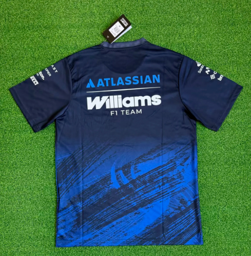 2026 williams Dark Blue T-shirt Racing Jersey