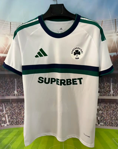 Fan Version 2026-2027 Panathinaikos Third Away White Soccer Jersey Football Shirt