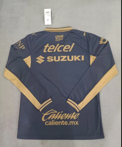 Long Sleeve 2026-2027 Pumas Home Soccer Jersey Football Shirt