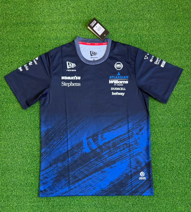 2026 williams Dark Blue T-shirt Racing Jersey