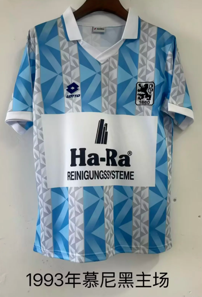 Retro Jersey 1993 TSV 1860 Munich Home Soccer Jersey Vintage Football Shirt