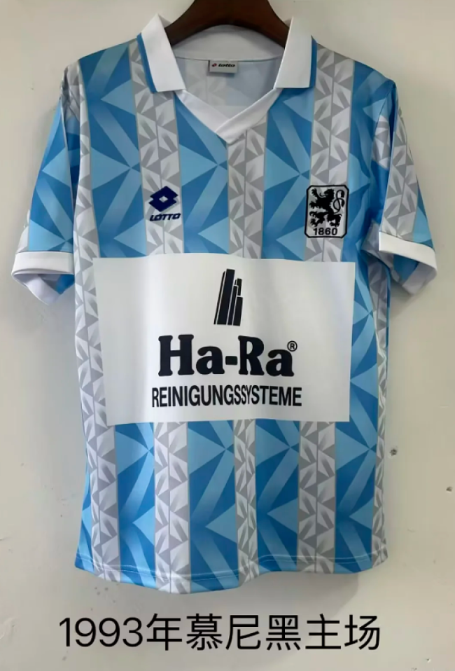 Retro Jersey 1993 TSV 1860 Munich Home Soccer Jersey Vintage Football Shirt