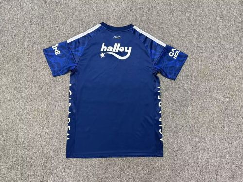 with Sponor Logos Fan Version 2026-2027 Fenerbahce Third Away Dark Blue Soccer Jersey Fenerbahçe Football Shirt