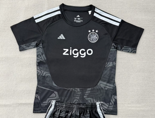 Fans Version 2026-2027 Ajax Black Goalkeeper Soccer Jersey Football Shirt