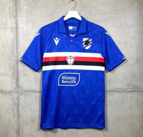 Fans Version 2026-2027 Sampdoria Home Soccer Jersey Football Shirt