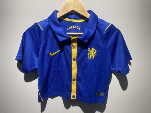 Women 2026-2027 Chelsea Home MLB Crop Shirt Girl Jersey