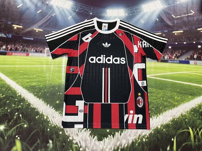 Fan Version 2026-2027 AD Ac Milan Black/Red Special Edition Soccer Jersey Football T-Shirt