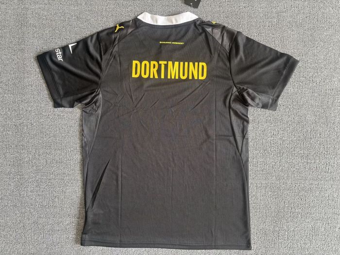 Fan Version 2026-2027 Borussia Dortmund Away Black Soccer Jersey BVB Football Shirt