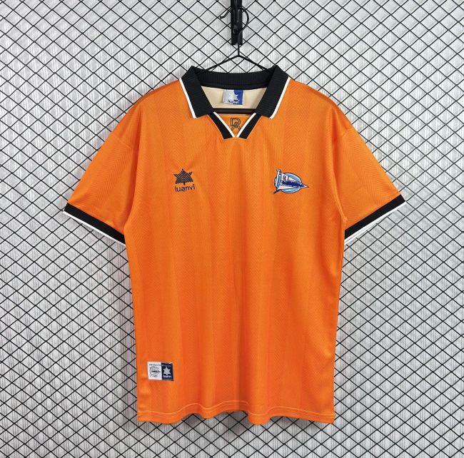 Retro Jersey 1990-1992 Deportivo Alaves Away Orange Soccer Jersey Vintage Football Shirt