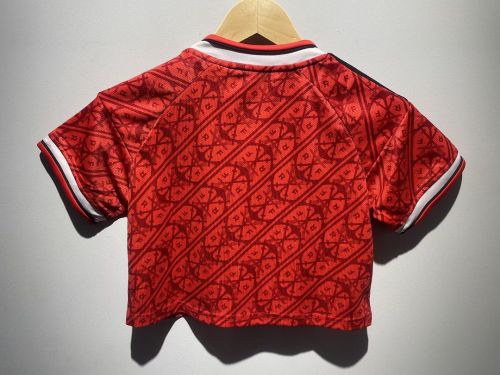 Women 2026-2027 Flamengo Third Away Red MLB Crop Shirt Girl Jersey