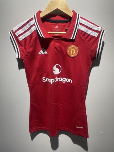 without Sleeve Women 2026-2027 Manchester United Home Soccer Jersey Girl Football Shirt