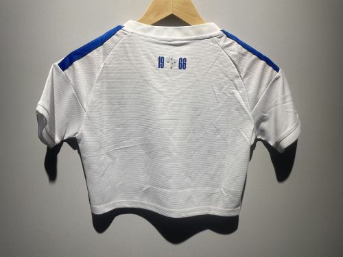 Women 2026-2027 Cruzeiro Away White Crop Soccer Shirt Girl Football Jersey