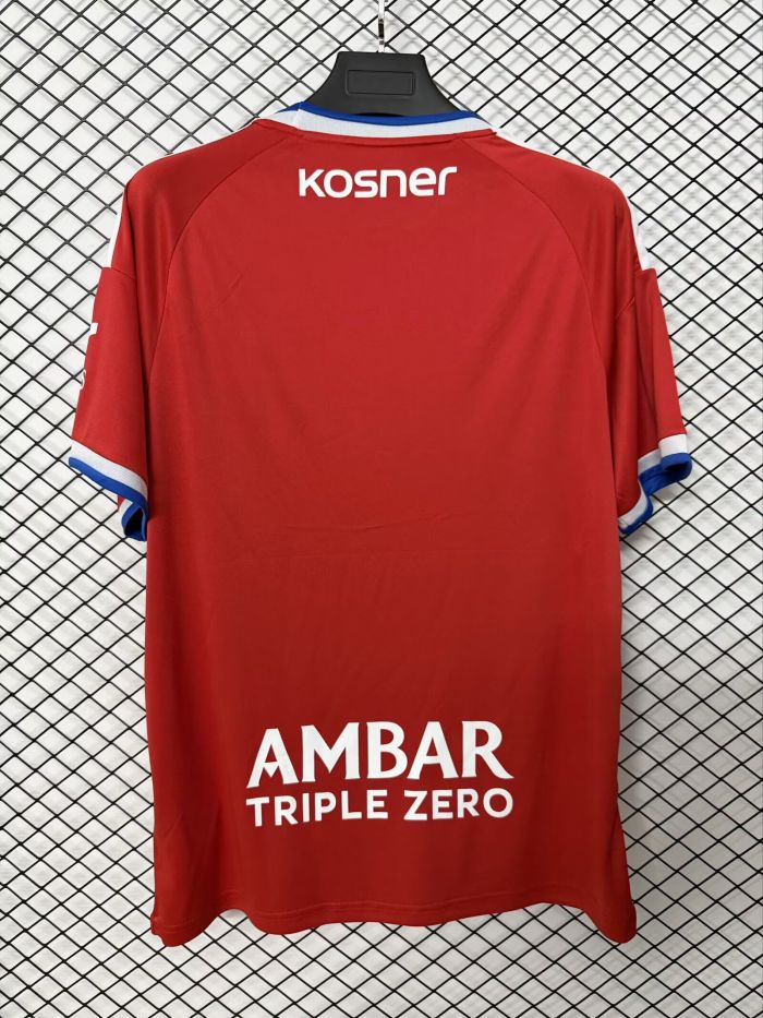 Fan Version 2026-2027 Real Zaragoza Third Away Red Soccer Jersey Football Shirt