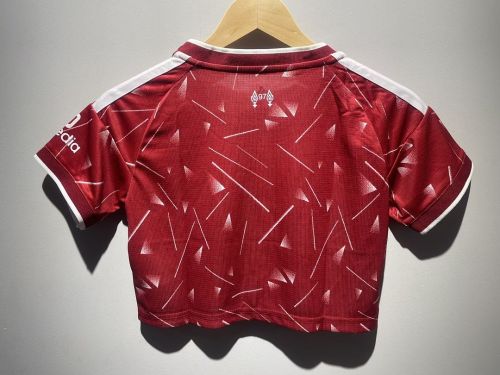 Women 2026-2027 Liverpool Home MLB Crop Shirt Girl Jersey