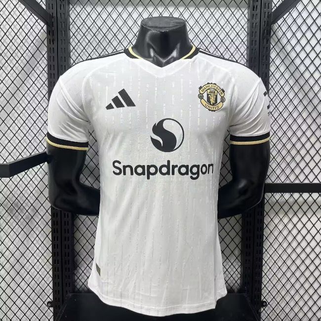 Player Version 2026-2027 Manchester United White Soccer Jersey Football Shirt