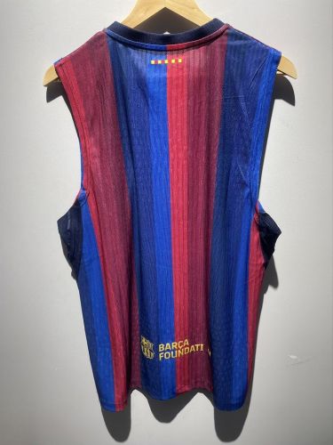 Fan Version 2026-2027 Barcelona Home Soccer Training Vest Football Shirt