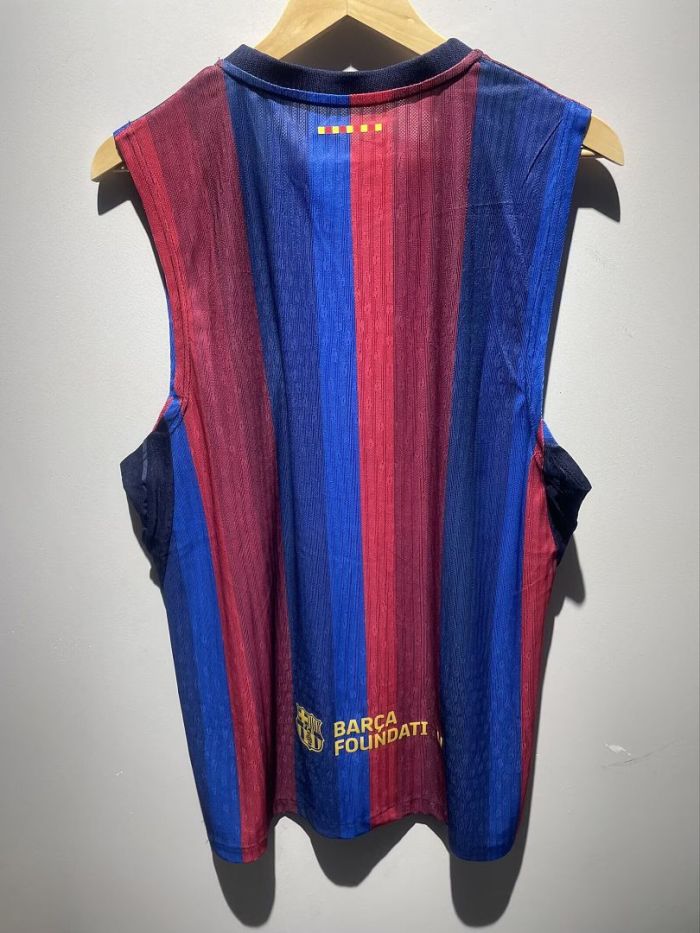 Fan Version 2026-2027 Barcelona Home Soccer Training Vest Football Shirt