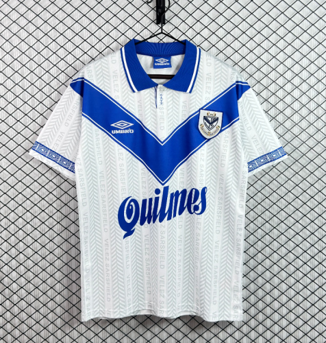 Retro Jersey 1996-1997 Velez Sarsfield Home Soccer Jersey Vintage Football Shirt